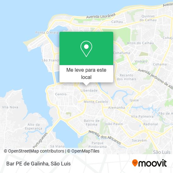 Bar PE de Galinha mapa