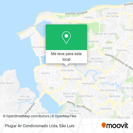 Plugar Ar Condicionado Ltda mapa