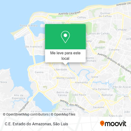 C.E. Estado do Amazonas mapa