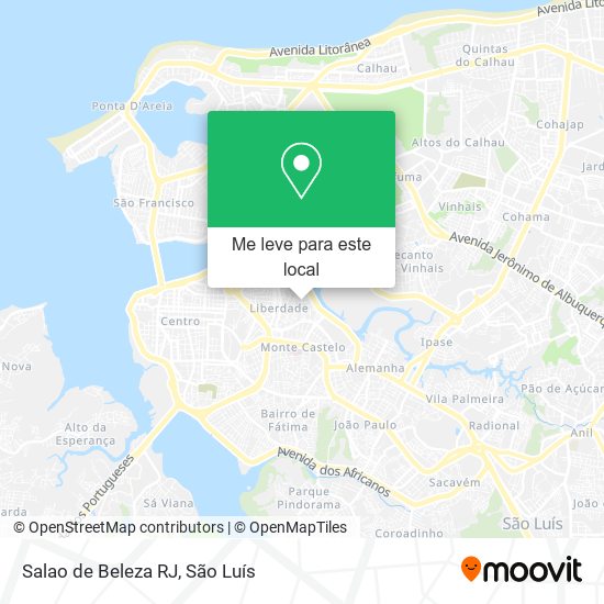 Salao de Beleza RJ mapa