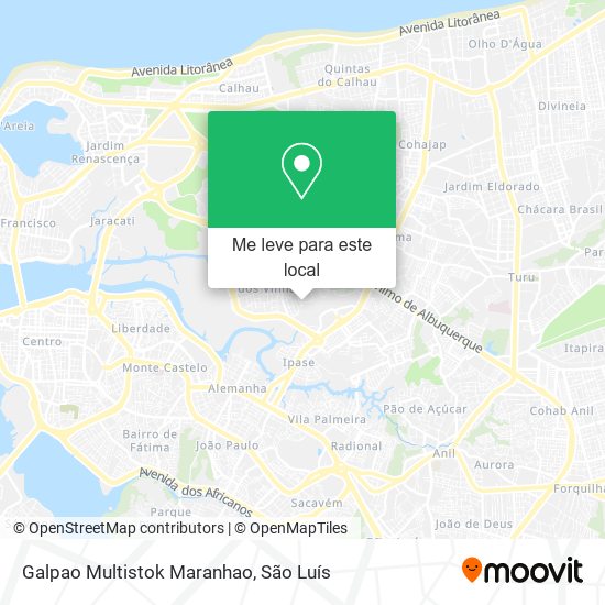 Galpao Multistok Maranhao mapa