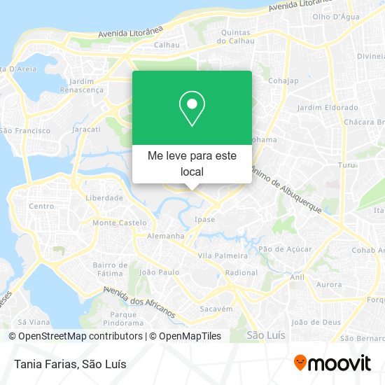 Tania Farias mapa
