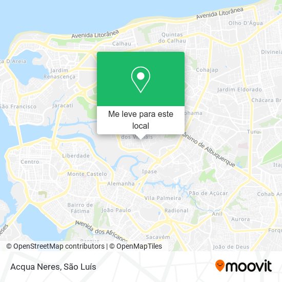Acqua Neres mapa