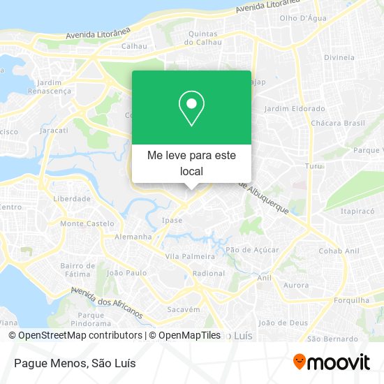 Pague Menos mapa