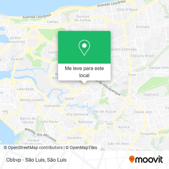 Cbbvp - São Luís mapa