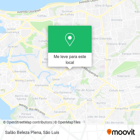 Salão Beleza Plena mapa