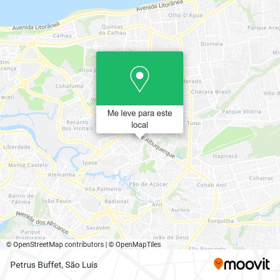 Petrus Buffet mapa