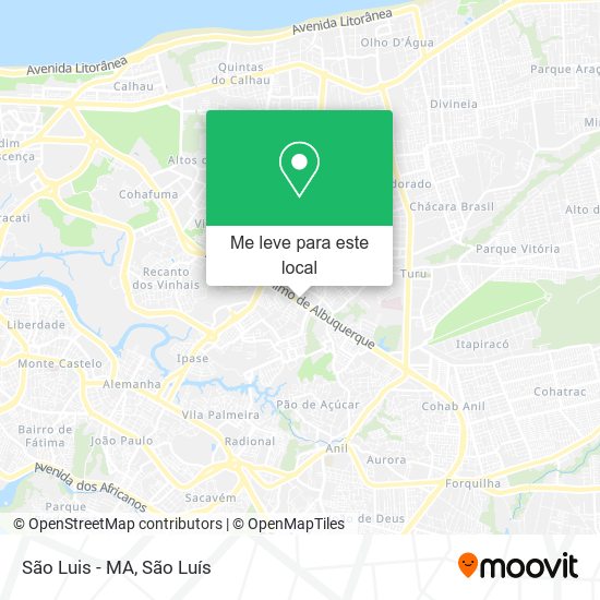 São Luis - MA mapa
