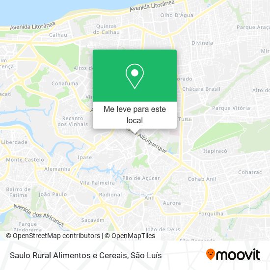 Saulo Rural Alimentos e Cereais mapa