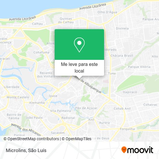 Microlins mapa