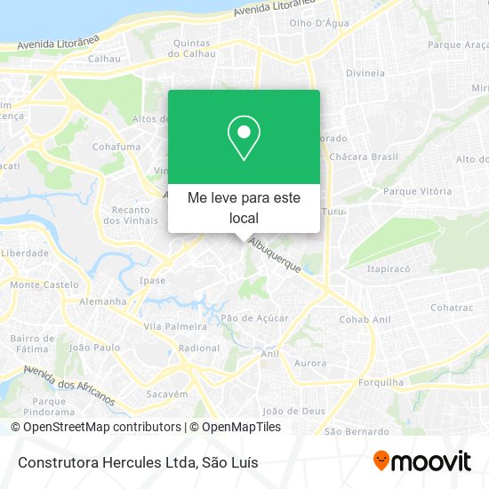 Construtora Hercules Ltda mapa