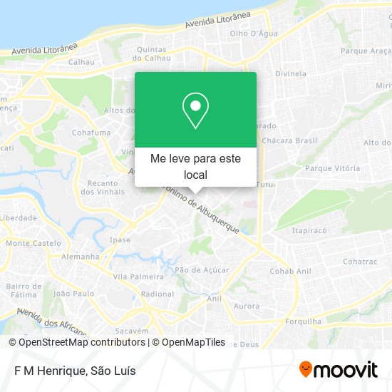 F M Henrique mapa