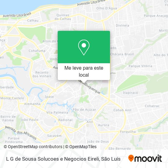 L G de Sousa Solucoes e Negocios Eireli mapa