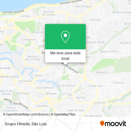 Grupo Hinode mapa