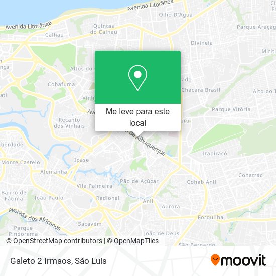 Galeto 2 Irmaos mapa