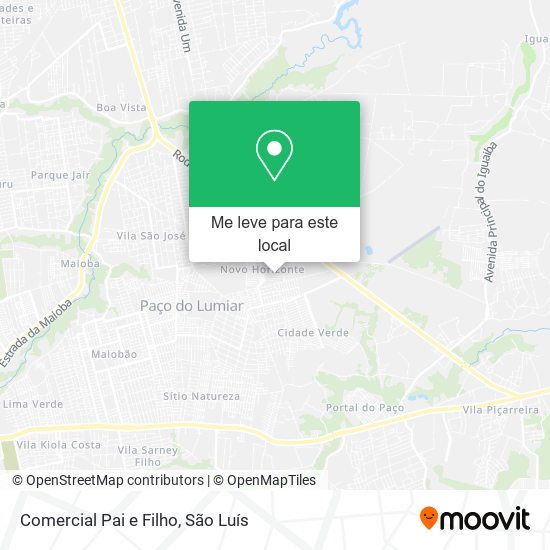 Comercial Pai e Filho mapa