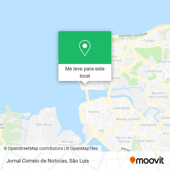 Jornal Correio de Noticias mapa