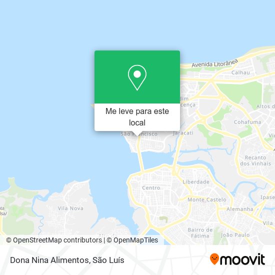 Dona Nina Alimentos mapa