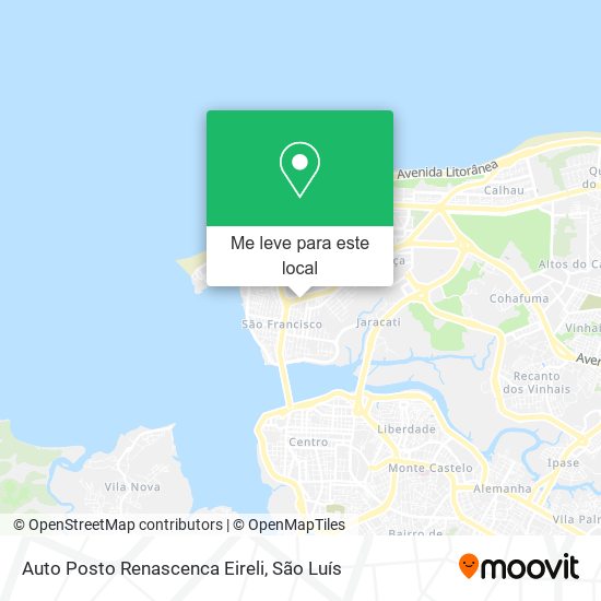 Auto Posto Renascenca Eireli mapa