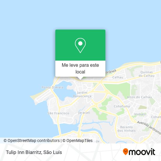 Tulip Inn Biarritz mapa