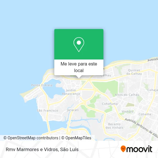 Rmv Marmores e Vidros mapa