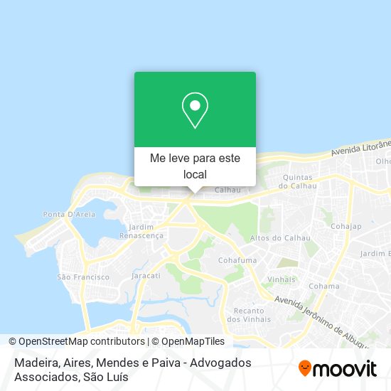 Madeira, Aires, Mendes e Paiva - Advogados Associados mapa