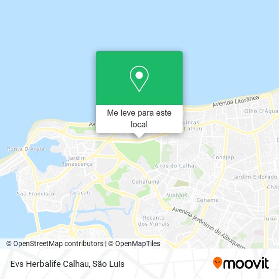 Evs Herbalife Calhau mapa