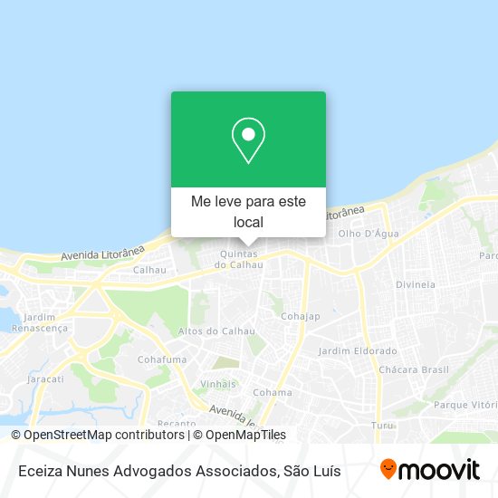 Eceiza Nunes Advogados Associados mapa