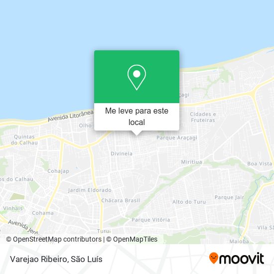 Varejao Ribeiro mapa