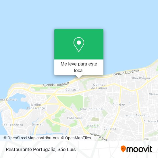 Restaurante Portugália mapa