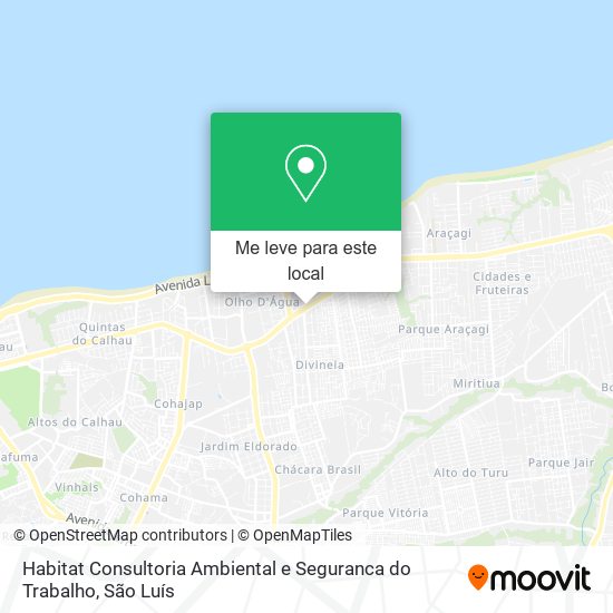 Habitat Consultoria Ambiental e Seguranca do Trabalho mapa