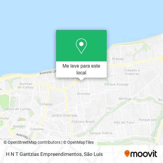 H N T Gantzias Empreendimentos mapa