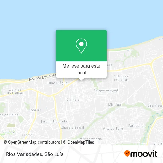 Rios Variadades mapa