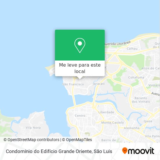 Condomínio do Edifício Grande Oriente mapa