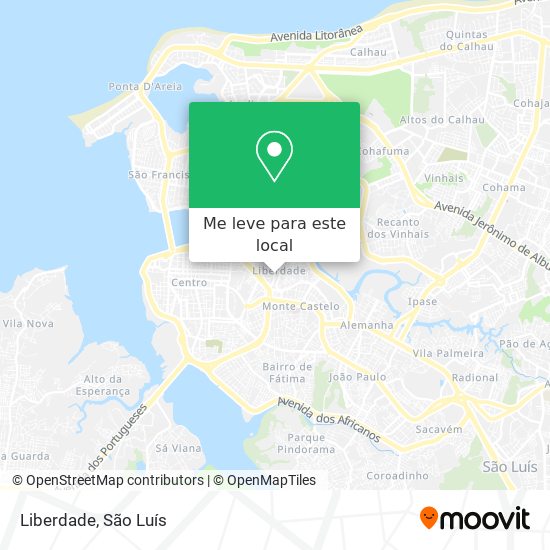 Liberdade mapa