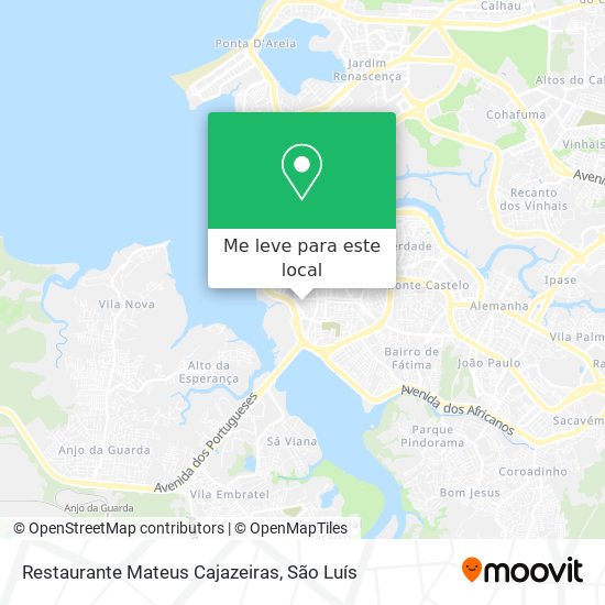 Restaurante Mateus Cajazeiras mapa