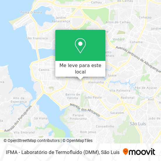 IFMA - Laboratório de Termofluido (DMM) mapa