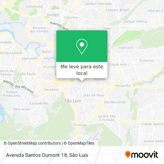 Avenida Santos Dumont 18 mapa