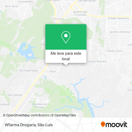 Wfarma Drogaria mapa