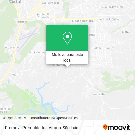 Premovil Premoldados Vitoria mapa