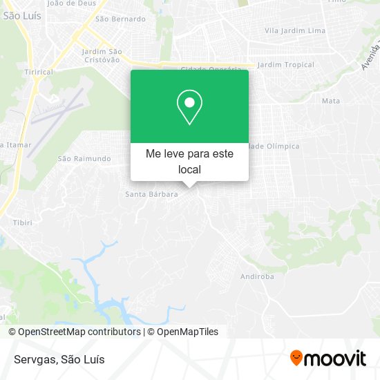 Servgas mapa