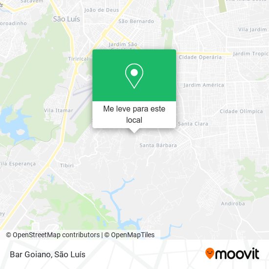 Bar Goiano mapa