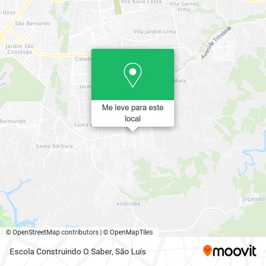 Escola Construindo O Saber mapa