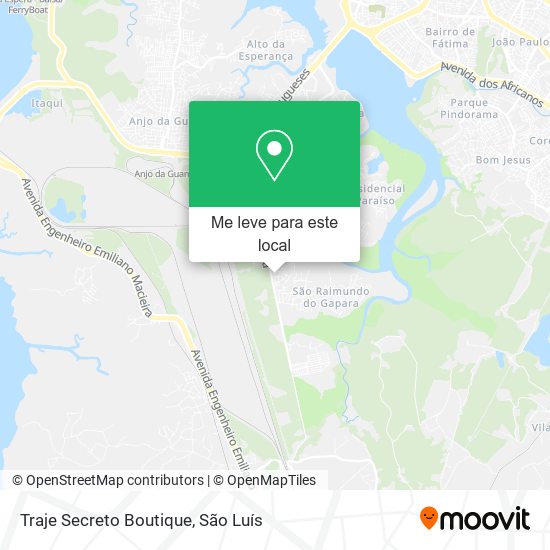 Traje Secreto Boutique mapa