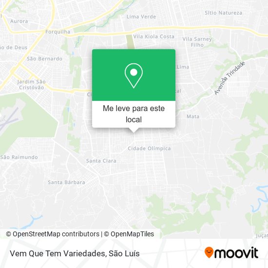 Vem Que Tem Variedades mapa