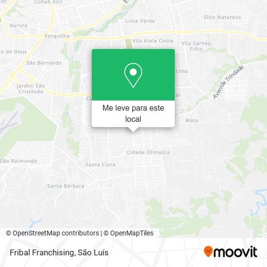 Fribal Franchising mapa