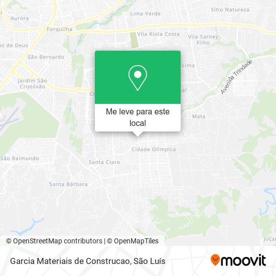 Garcia Materiais de Construcao mapa