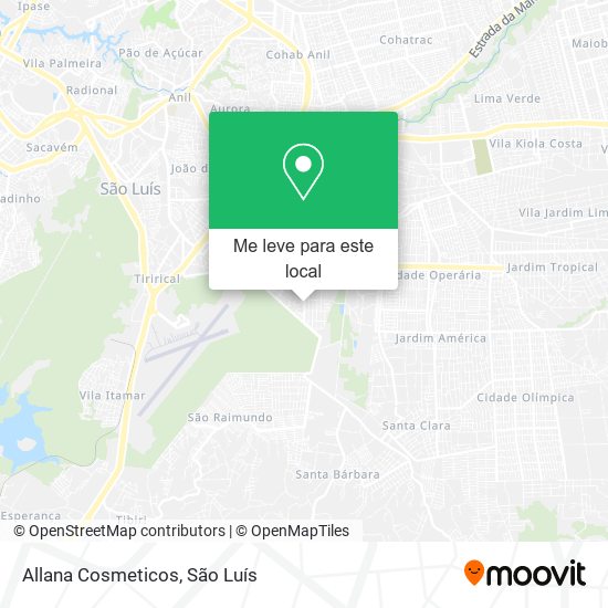 Allana Cosmeticos mapa