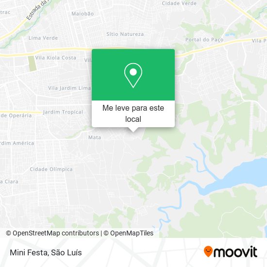 Mini Festa mapa