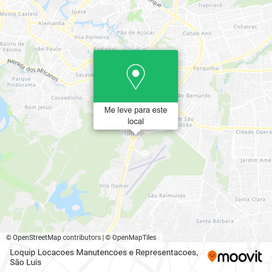 Loquip Locacoes Manutencoes e Representacoes mapa